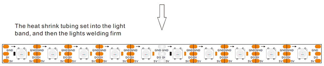 WS2815 12V addressable led strip lights